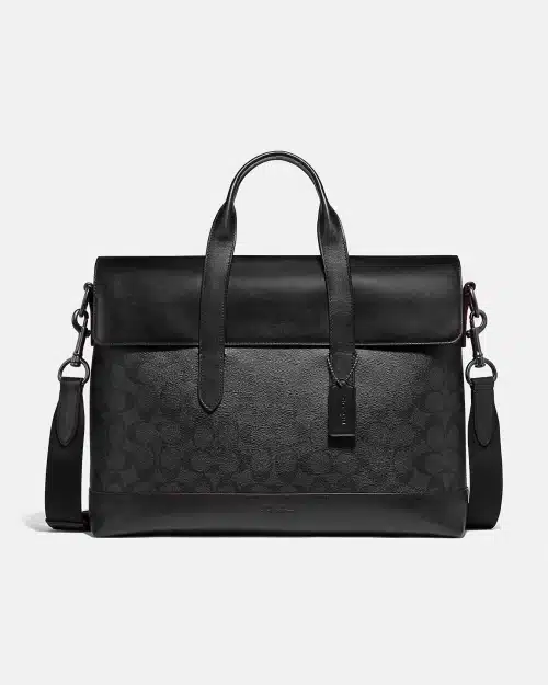 Coach Hamilton Portfolio Brief In Signature Canvas