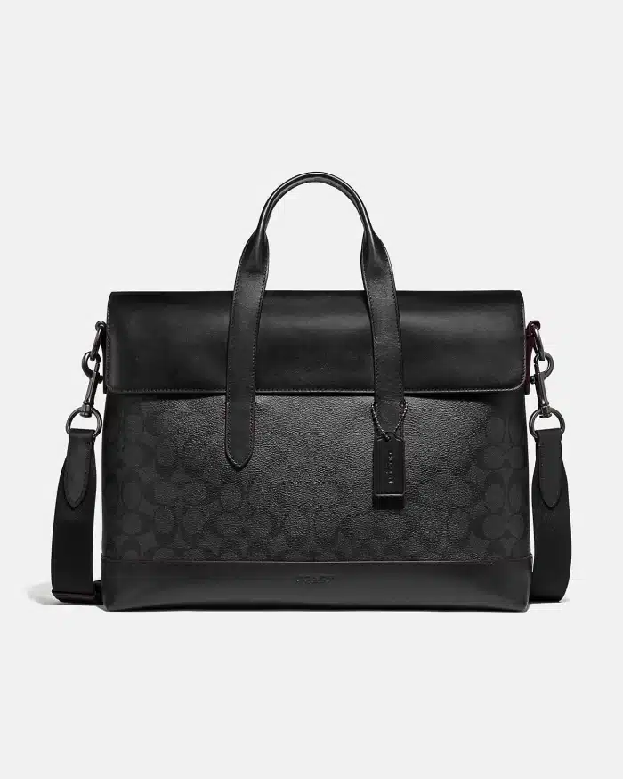 Coach Hamilton Portfolio Brief In Signature Canvas
