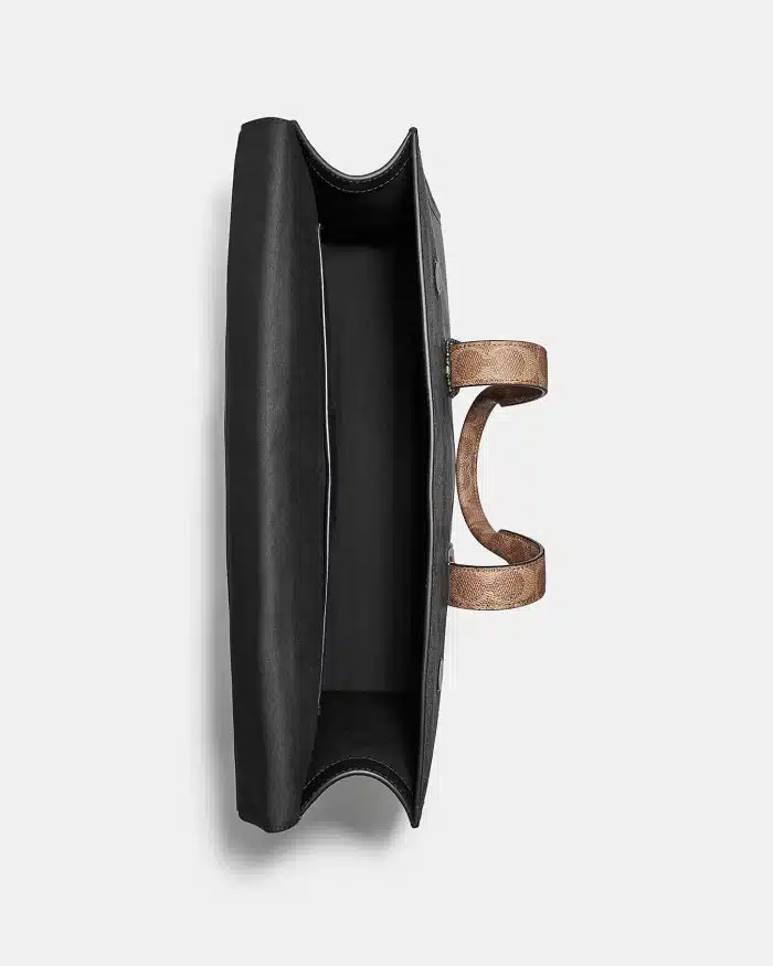 Coach Metropolitan Portfolio In Colorblock Signature Canvas - Image 3