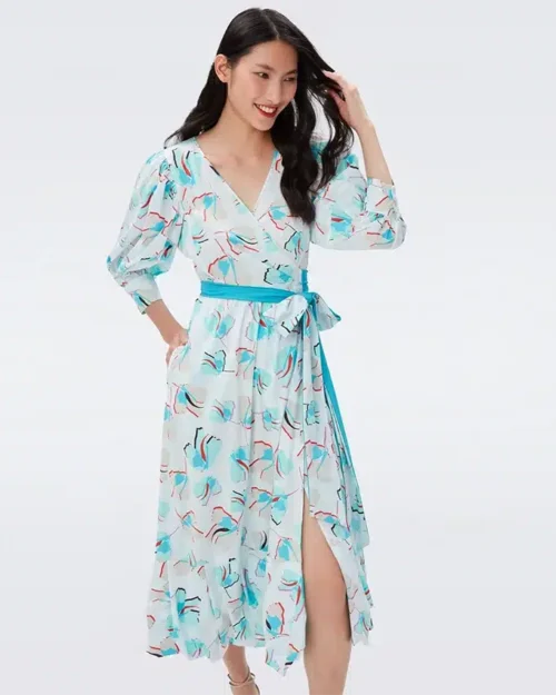 DVF Roxanna Wrap Dress