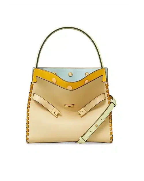 Tory Burch Small Lee Radziwill Leather Double Bag