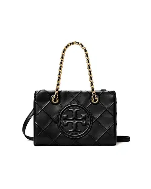 Tory Burch Fleming Mini Quilted Chain Tote Bag