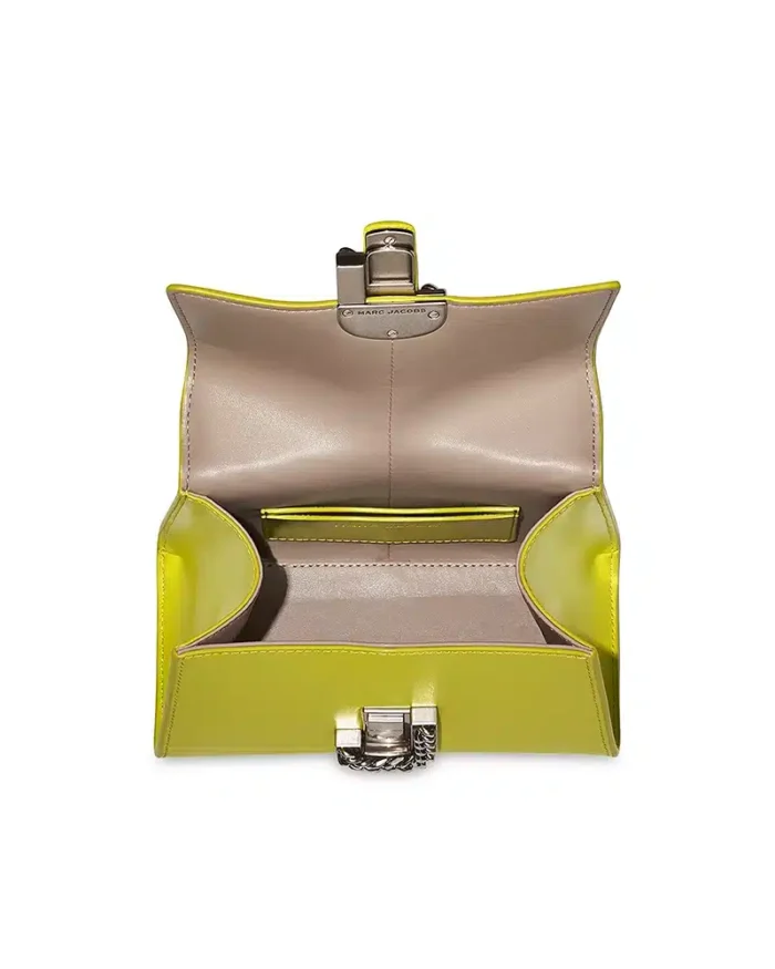 Marc Jacobs The St. Marc Mini Top Handle In Acid Lime - Image 4