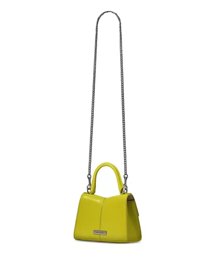 Marc Jacobs The St. Marc Mini Top Handle In Acid Lime - Image 3