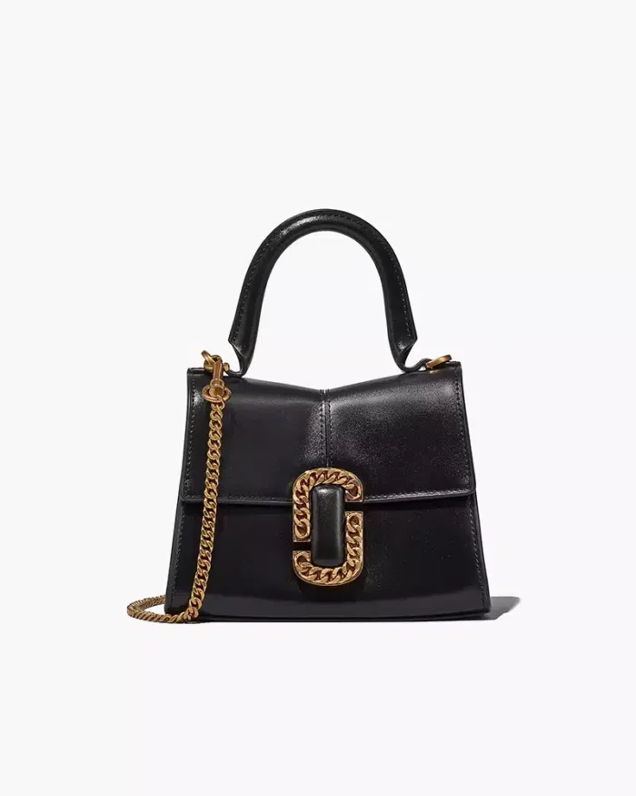 Marc Jacobs The St. Marc Mini Top Handle In Black