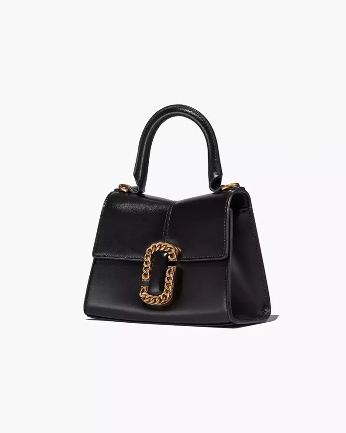 Marc Jacobs The St. Marc Mini Top Handle In Black - Image 2