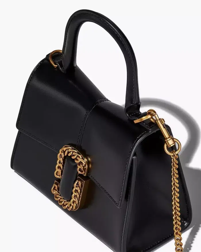Marc Jacobs The St. Marc Mini Top Handle In Black - Image 5