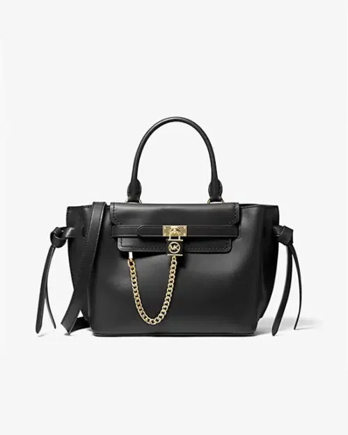 Michael Michael Kors Hamilton Legacy Small Leather Belted Satchel