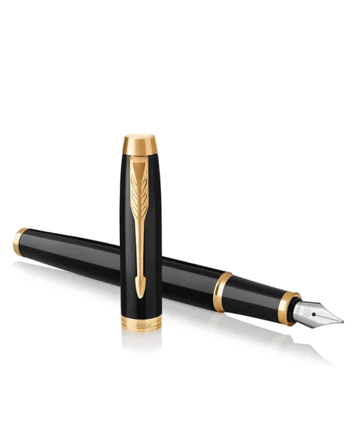 Parker IM Black with Gold Trim Fountain Pen