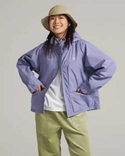 NoraLux Relaxed Cotton Hooded Jacket