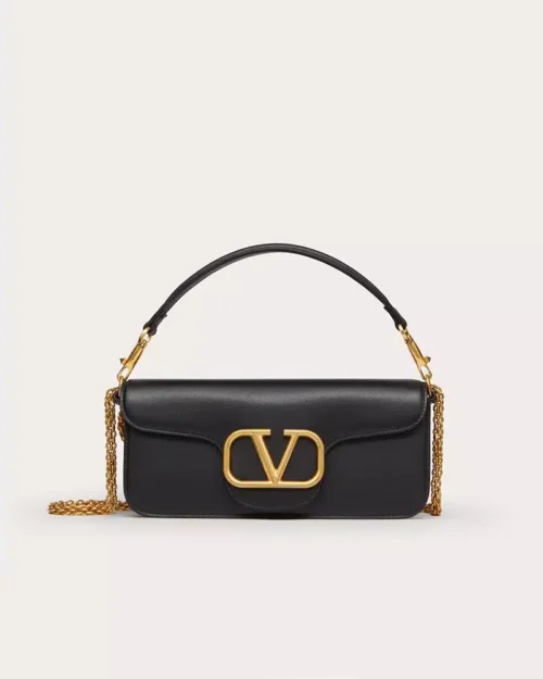 Valentino Garavani Loco Calfskin Shoulder Bag