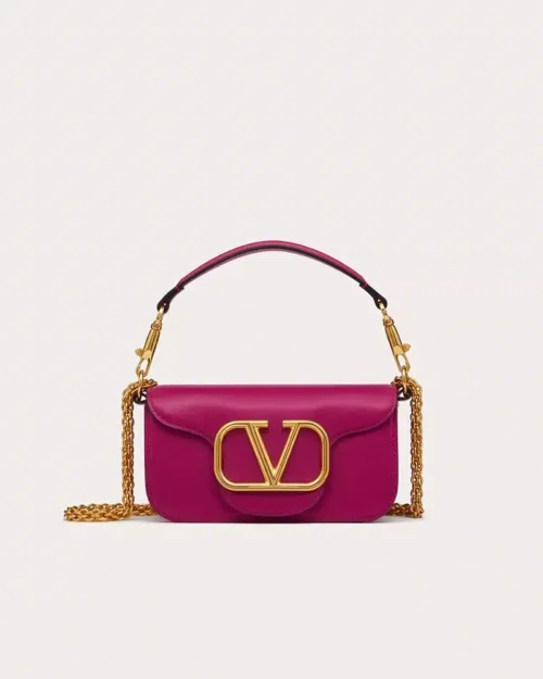 Valentino Garavani Loco Small Shoulder Bag In Calfskin