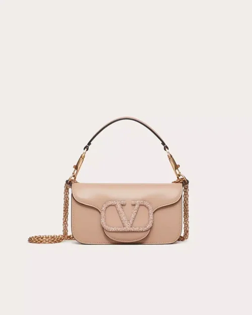 Valentino Garavani Loco Small Shoulder Bag With Jewelry Logo