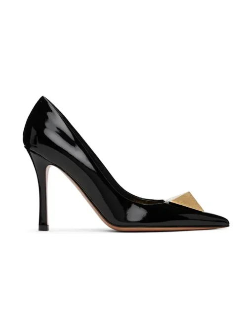 Valentino Garavani One Stud Patent Leather Pumps 100mm