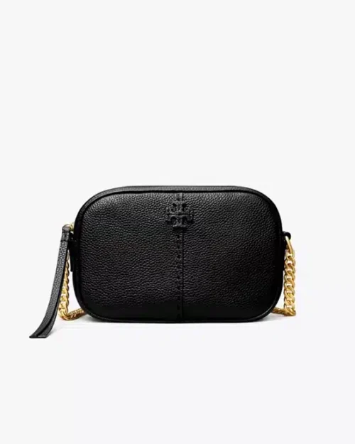 Tory Burch Mcgraw Camera Bag In Black