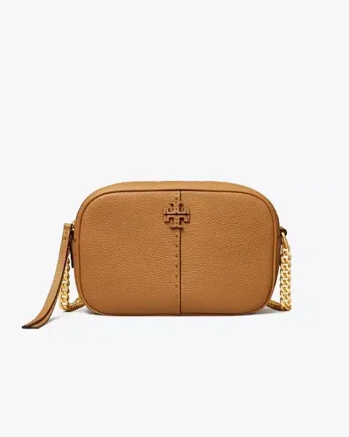 Tory Burch Mcgraw Camera Bag In Tiramisu