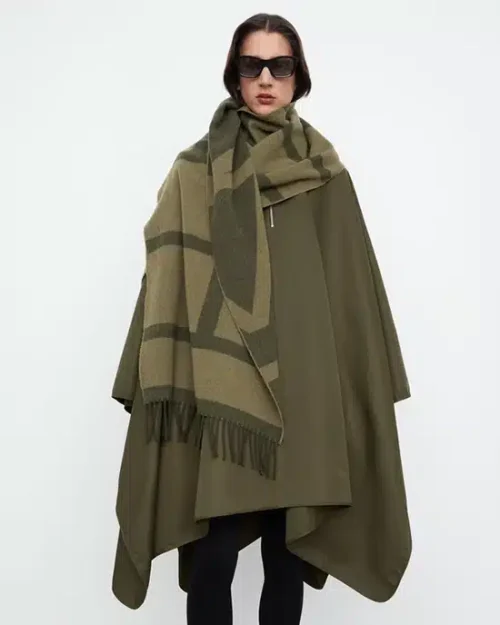 Toteme Wool Monogram Jacquard Scarf