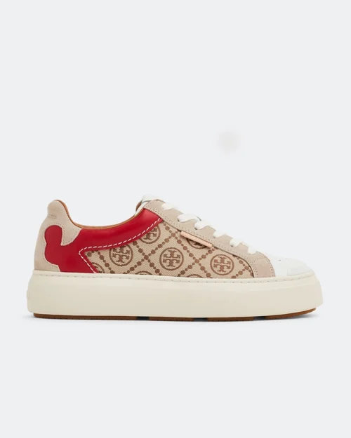 Tory Burch T Monogram Ladybug Sneakers