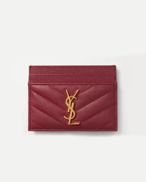 Saint Laurent Monogram Quilted Cardholder