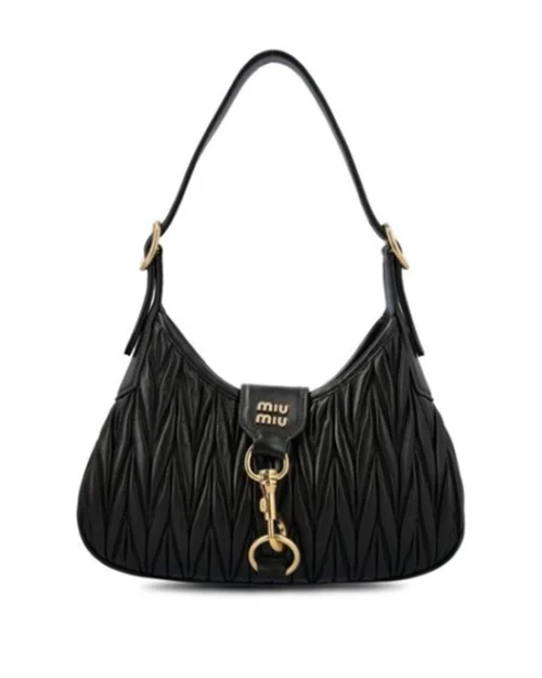 Miu Miu Logo Lettering Shoulder Bag