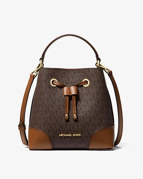 Michael Kors Mercer Small Logo Bucket Bag