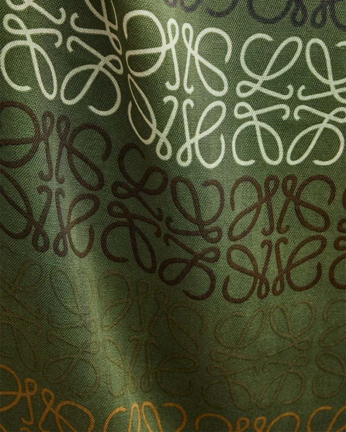 Loewe Anagram Scarf In Wool, Silk And Cashmere - Image 3