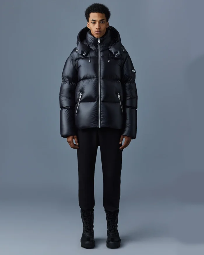 Mackage Lustrous Light Down Jacket With Hood - Image 3