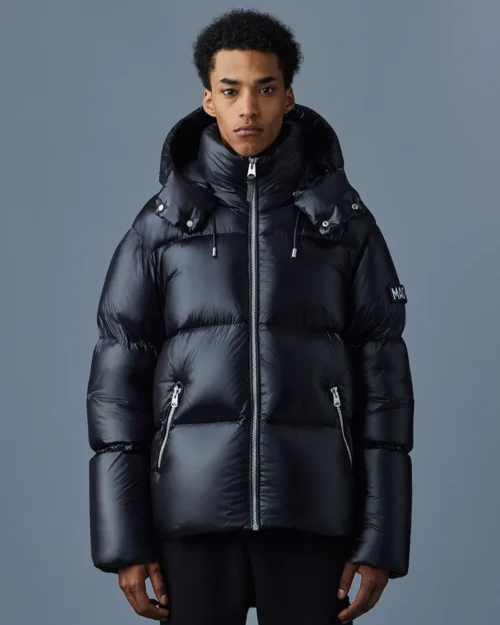 Mackage Lustrous Light Down Jacket With Hood