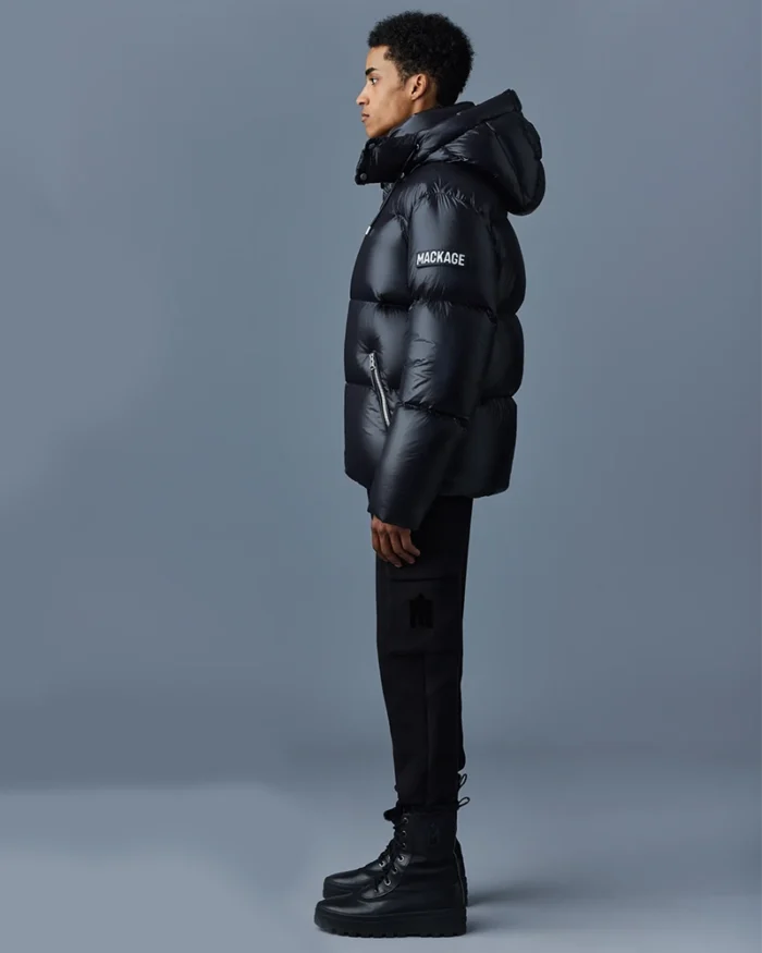Mackage Lustrous Light Down Jacket With Hood - Image 4