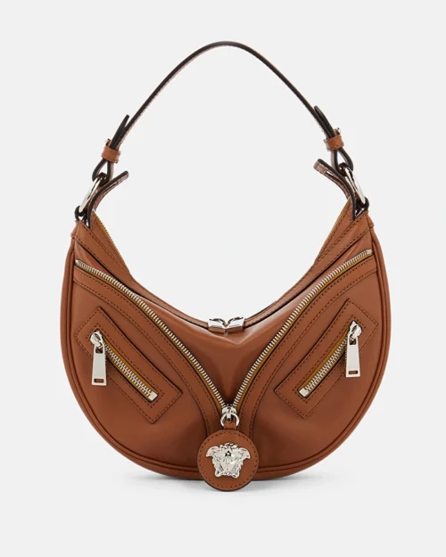 Versace Small Repeat Hobo Bag