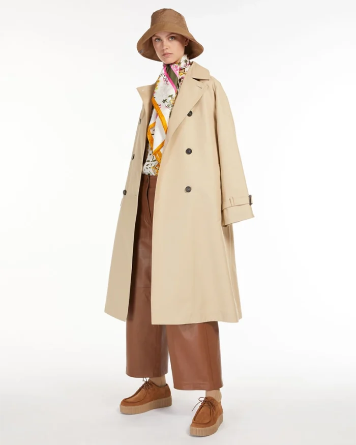 Weekend Max Mara Water-Repellent Gabardine Trench Coat - Image 2