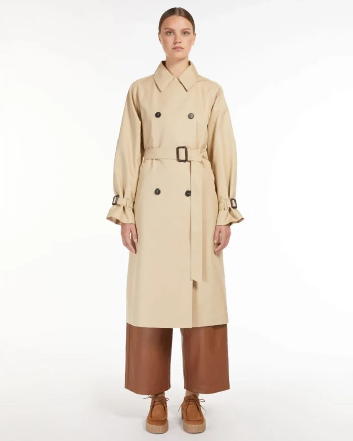 Weekend Max Mara Water-Repellent Gabardine Trench Coat
