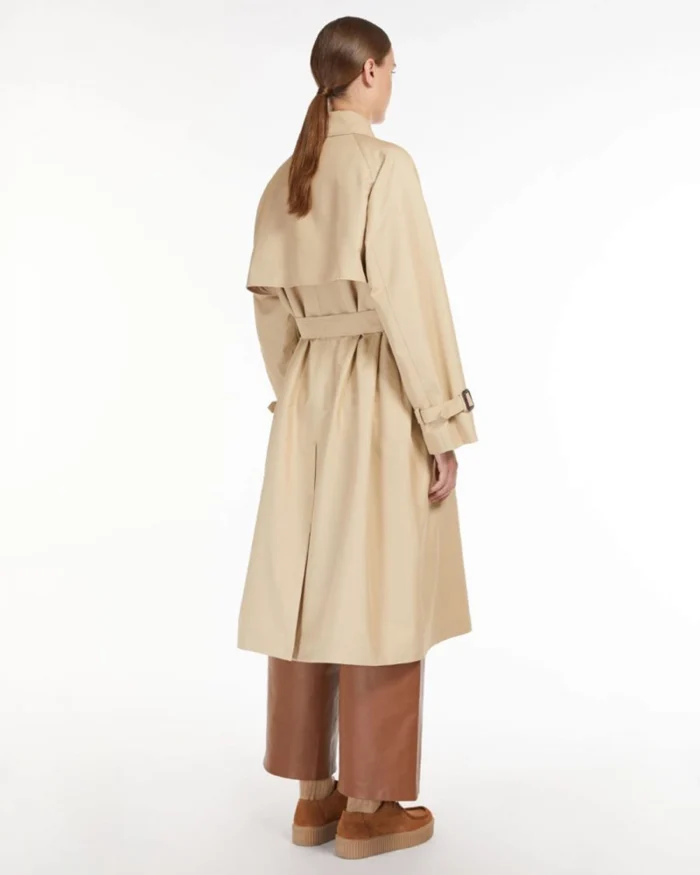 Weekend Max Mara Water-Repellent Gabardine Trench Coat - Image 3