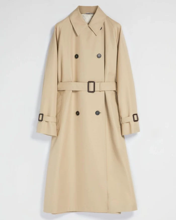 Weekend Max Mara Water-Repellent Gabardine Trench Coat - Image 4