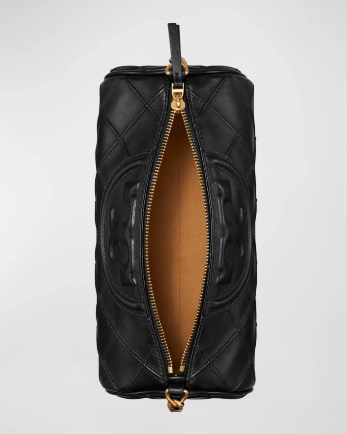 Tory Burch Fleming Barrel Quilted Chain Shoulder Bag - Image 6