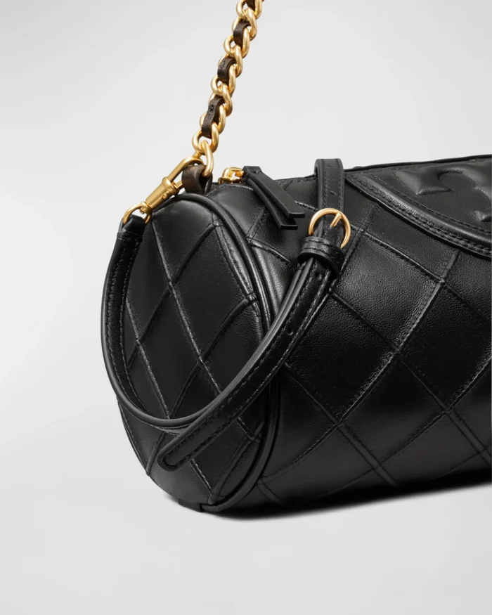 Tory Burch Fleming Barrel Quilted Chain Shoulder Bag - Image 5