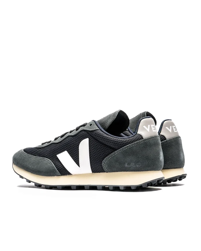 VEJA Men's Rio Branco Sneakers In Black White Gray - Image 3