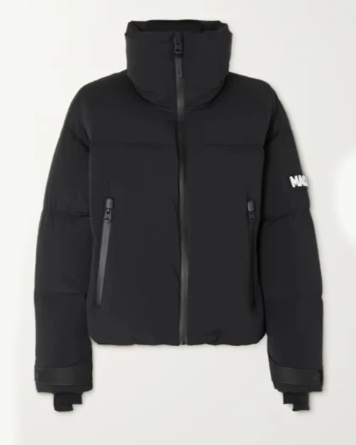 Mackage + Net Sustain Mylah Appliquéd Printed Quilted Down Ski Jacket