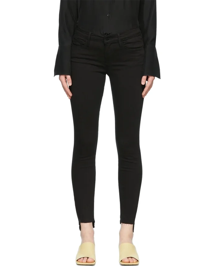 Frame Black 'Le Skinny De Jeanne' Jeans