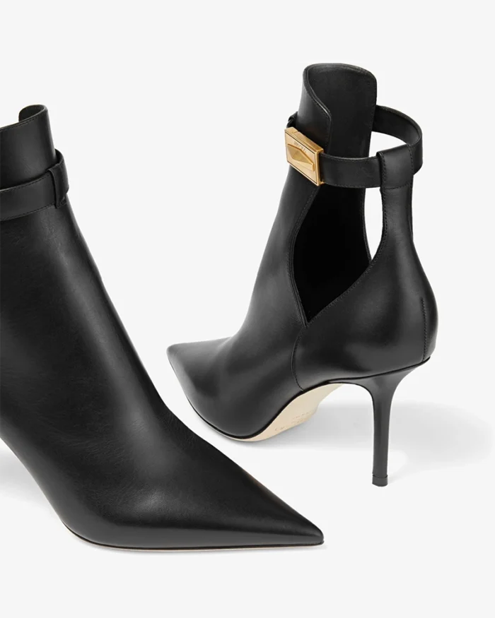 Jimmy Choo Nell Ankle Boot 85 In Black - Image 4