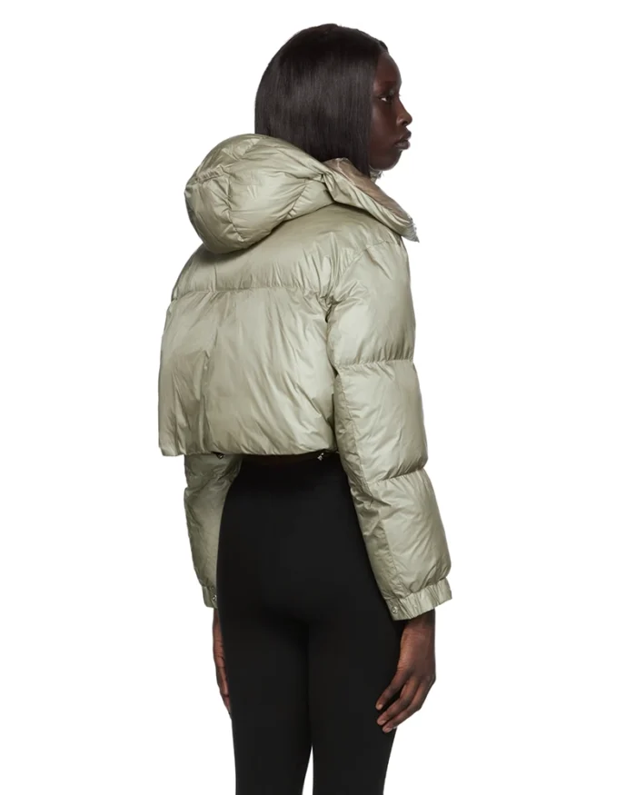 Sacai Khaki Quilted Jacket - Image 3
