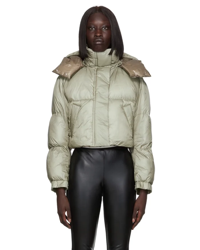 Sacai Khaki Quilted Jacket