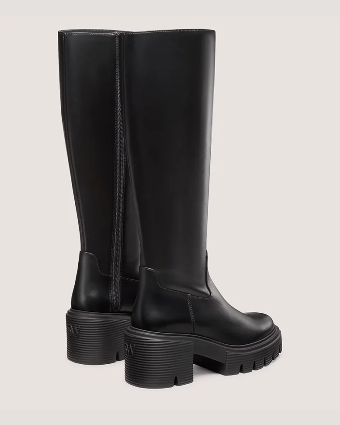Stuart Weitzman Smooth Leather Soho Knee-High Boot - Image 4