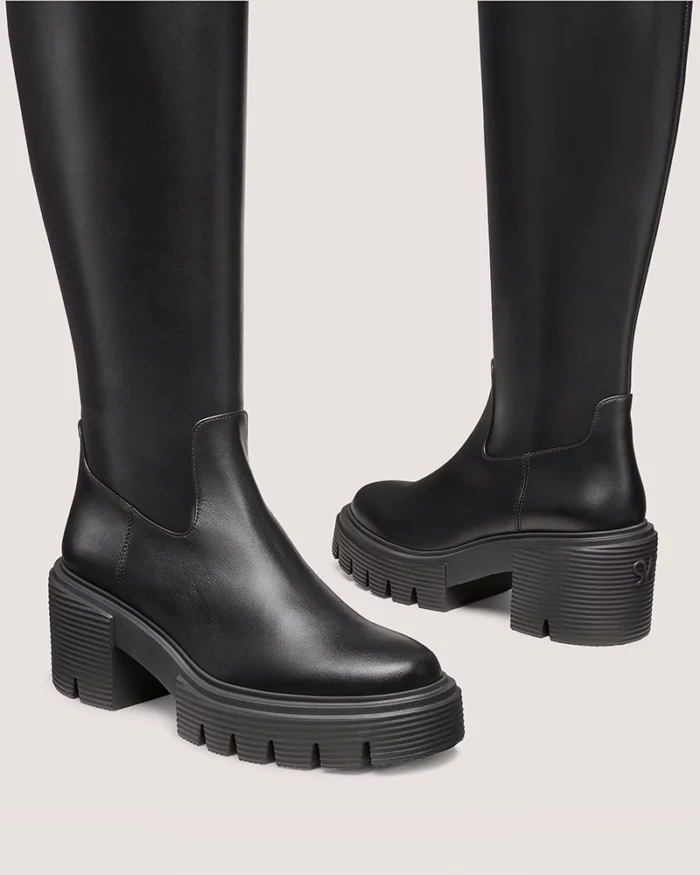 Stuart Weitzman Smooth Leather Soho Knee-High Boot - Image 3